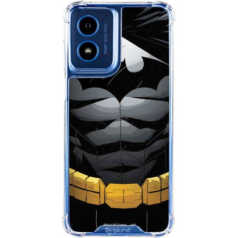 DC Comics Batman Chest Comic art Moto G 5G (2024) Clear Case